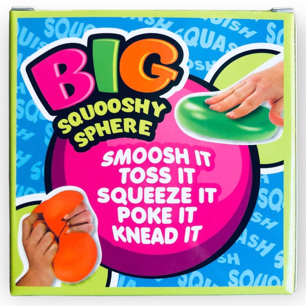 NEW - Orange Squish Attack Squooshy Sphere by JA-RU - Stress Relief/ Fidget Toy